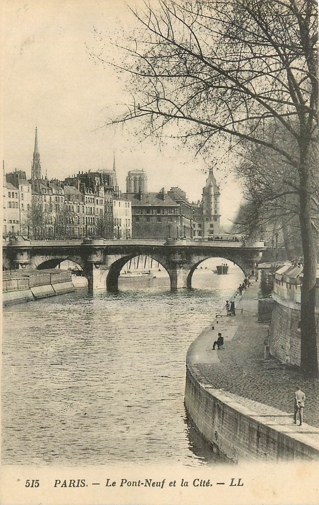 CPA Paris Le Pont Neuf et la Cite 