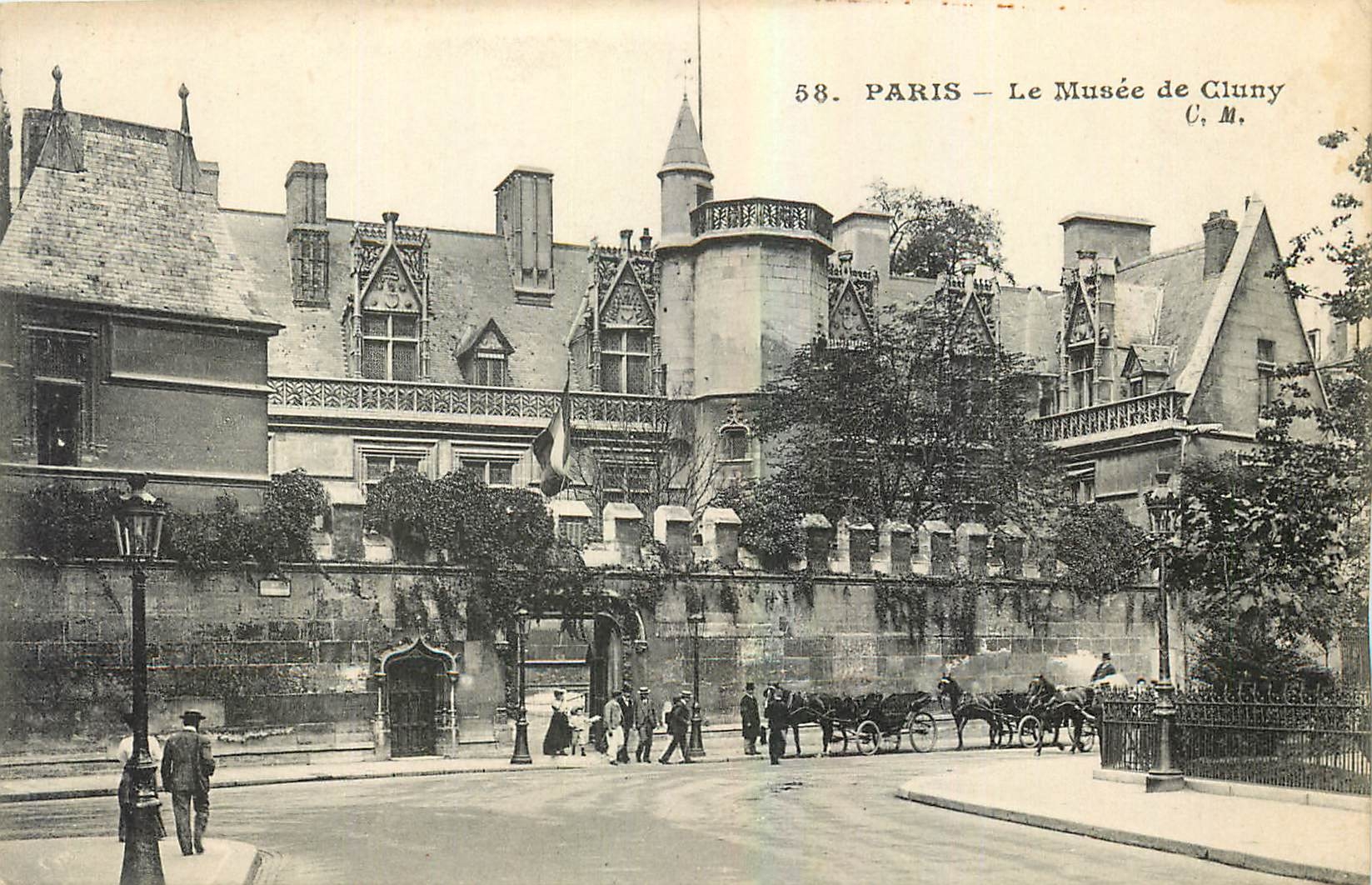 CPA Paris Le Musee de Cluny 