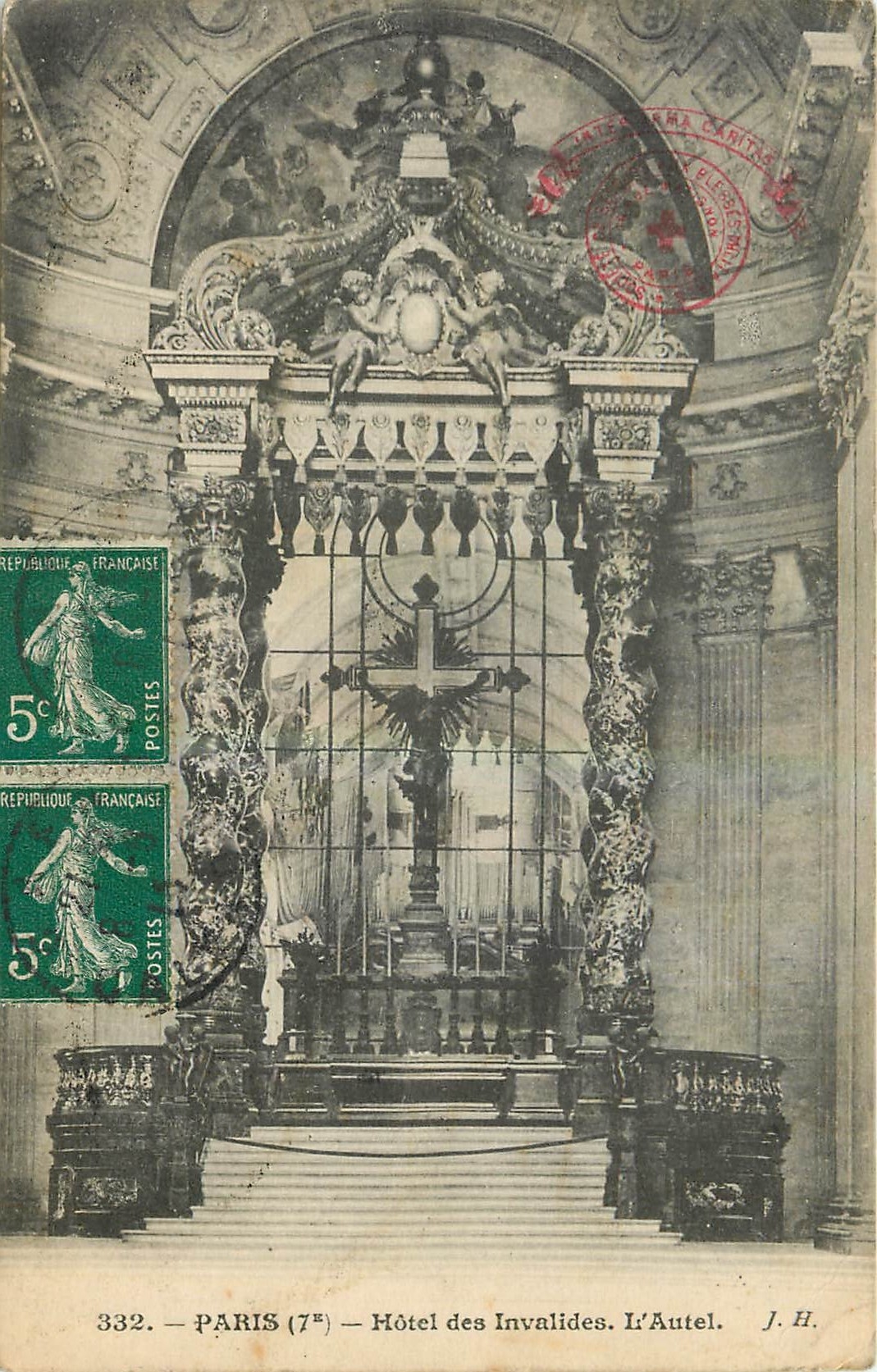 CPA Paris l'Hotel des Invalides l'Autel