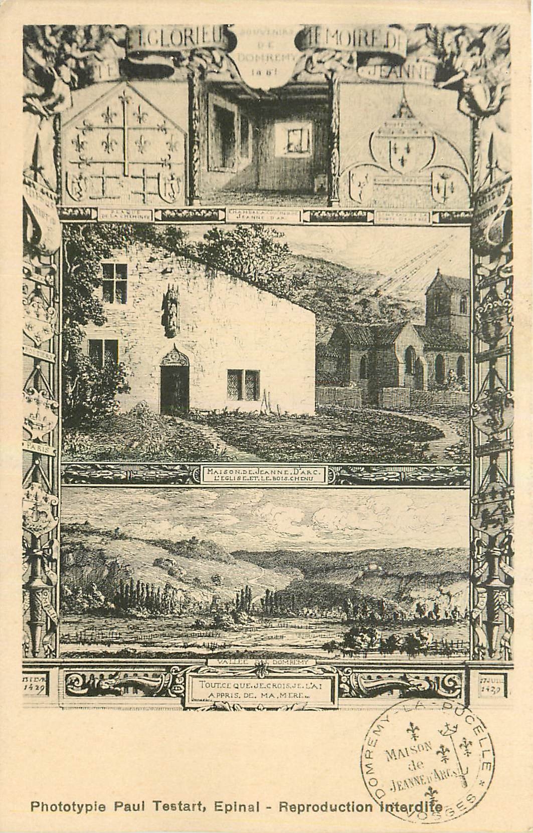 CPA Domremy Jeanne d'Arc