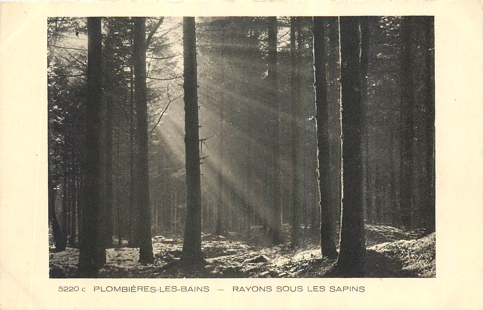 CPA Plombieres les Bains Rayons sous les Sapins 