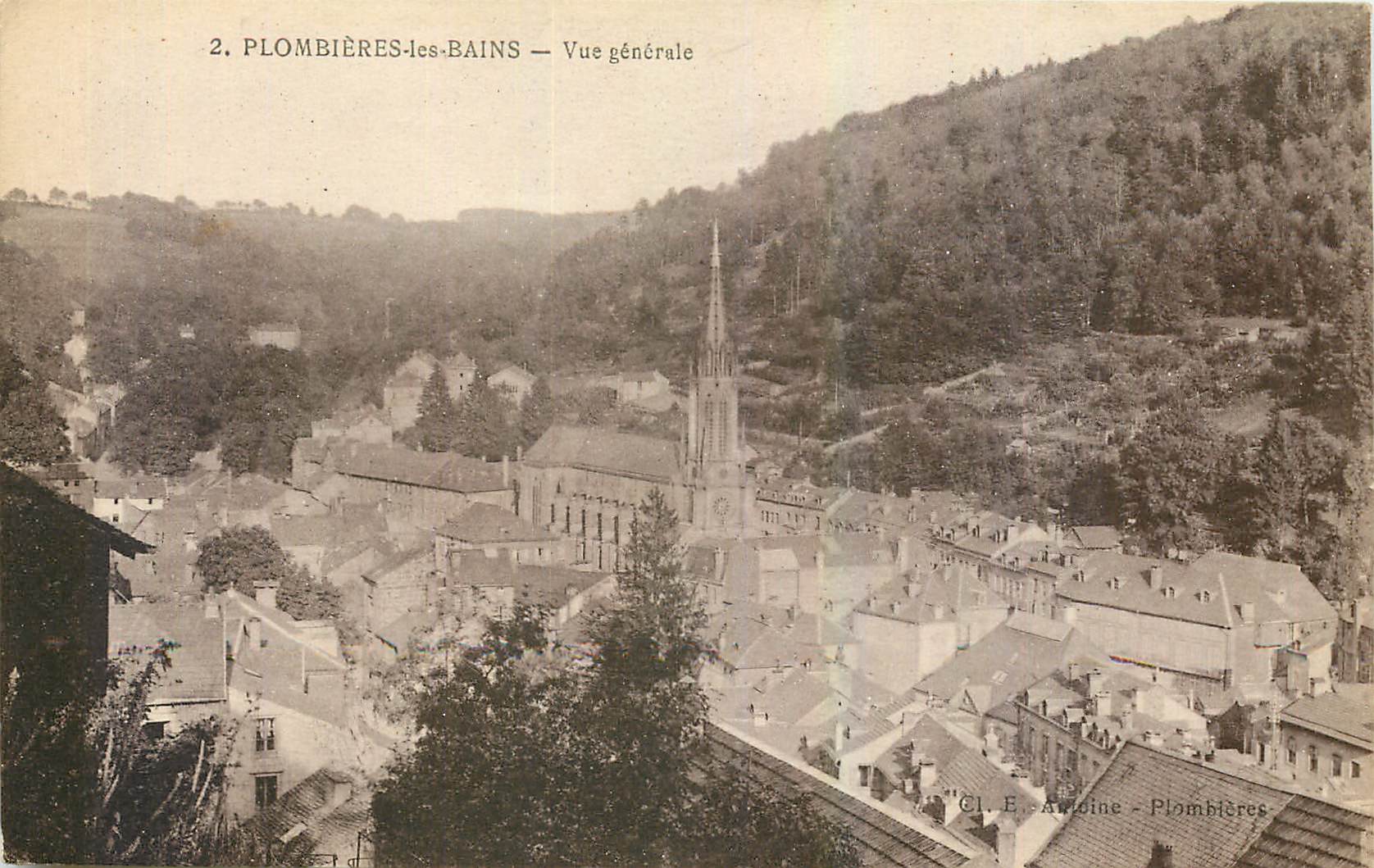 CPA Plombieres les Bains Vue generale