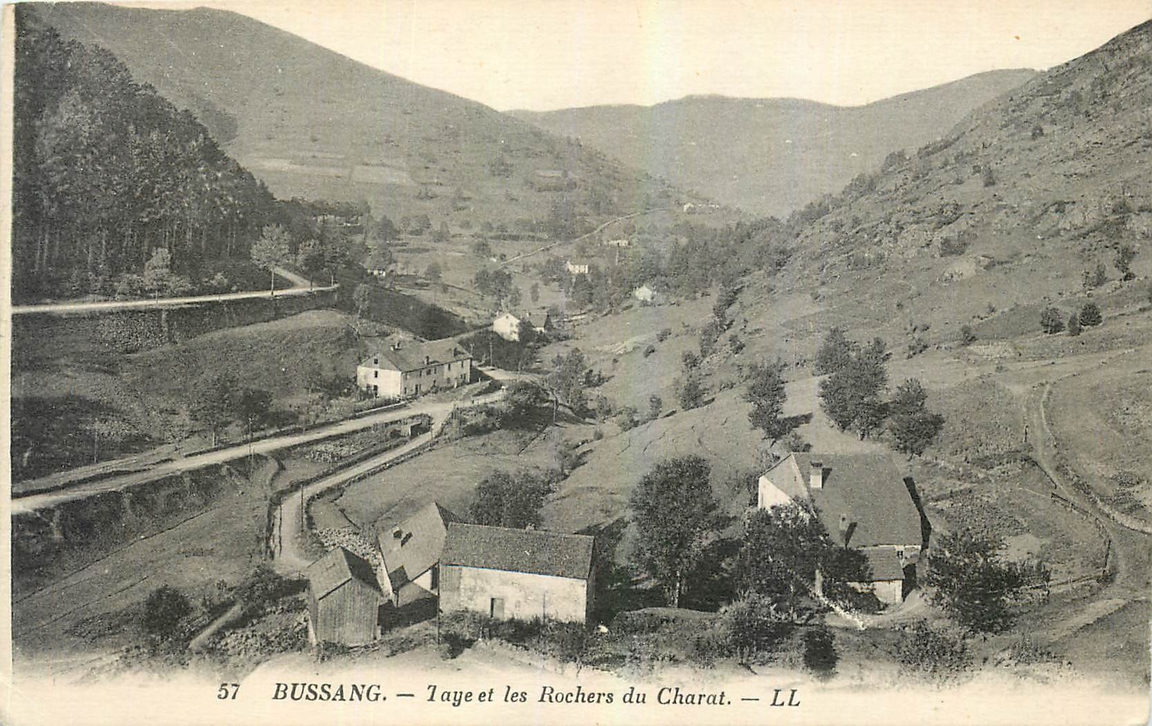 CPA Bussang Taye et les Rochers du Charat 