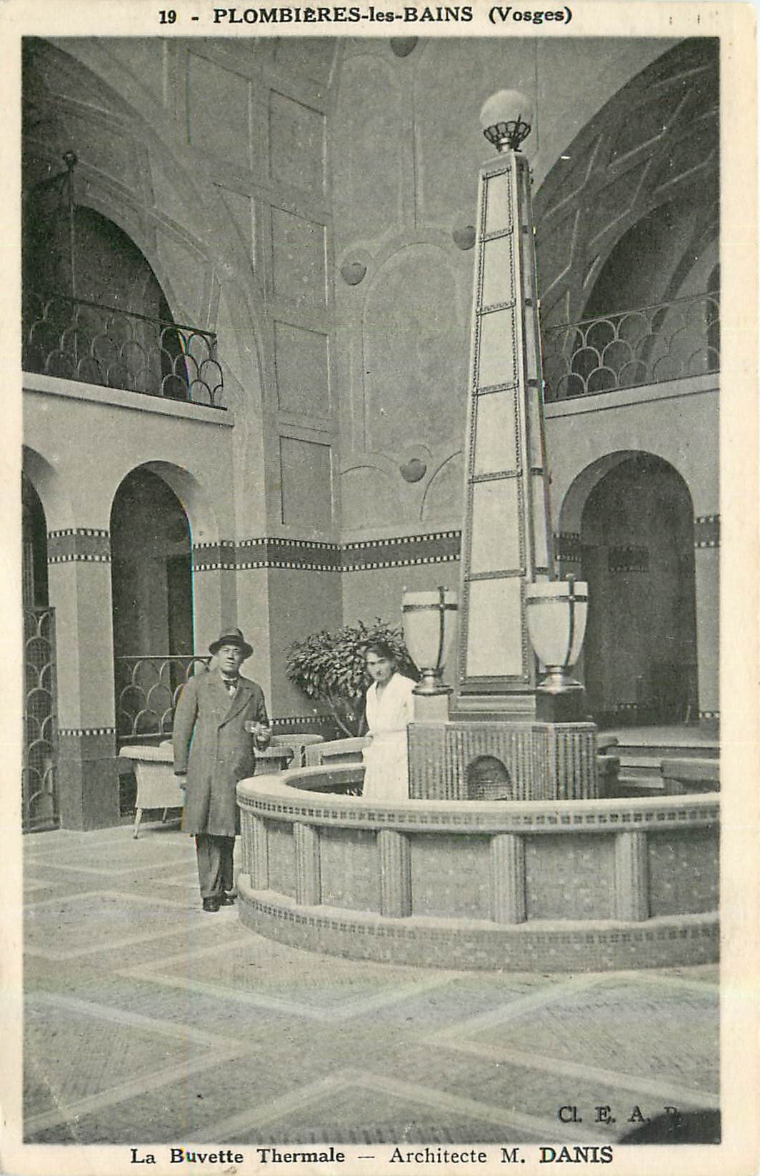 CPA Plombieres les Bains Vosges La Buvette Thermale 