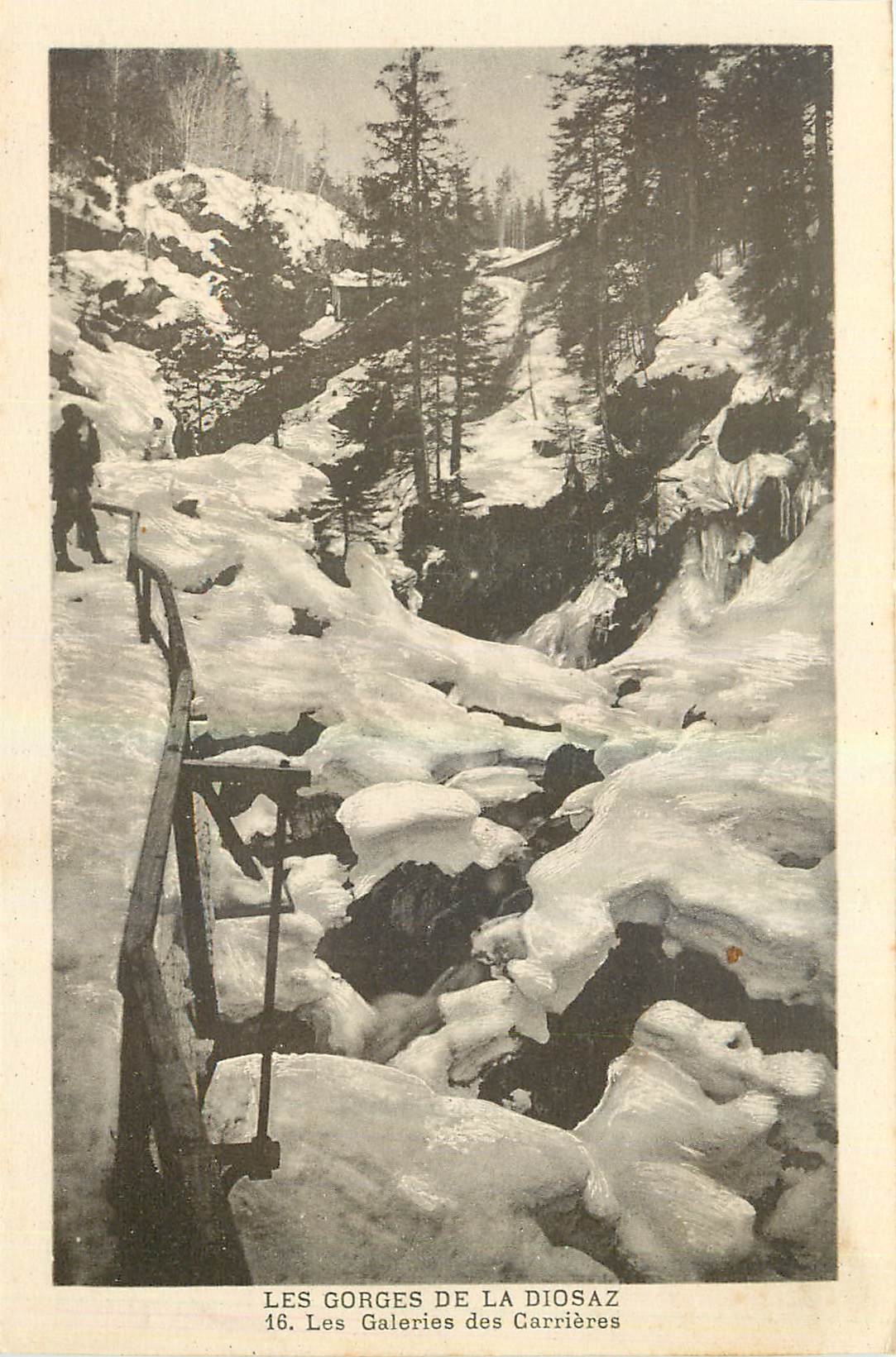 CPA Les Gorges de la Diosaz Les Galeries des Carrieres 