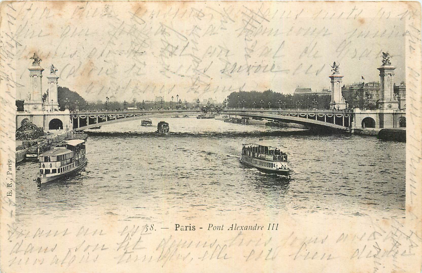 CPA Paris Pont Alexandre III 