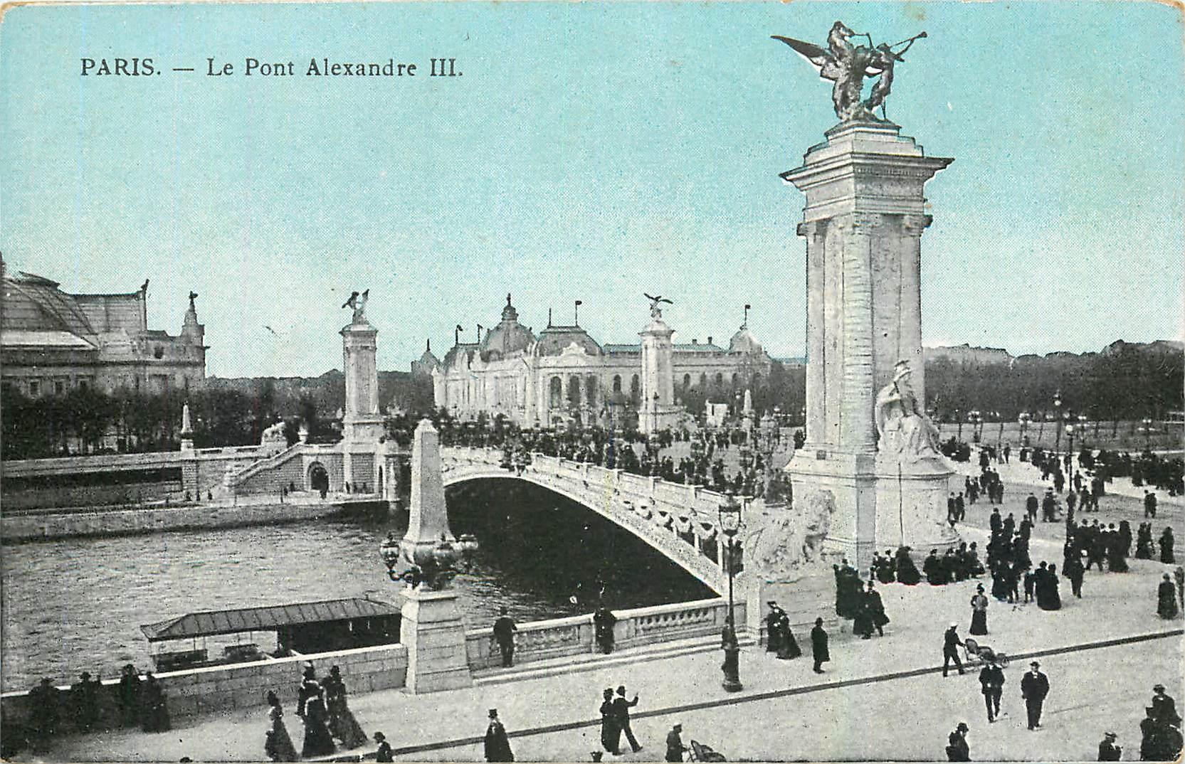 CPA Paris Le Pont Alexandre III 