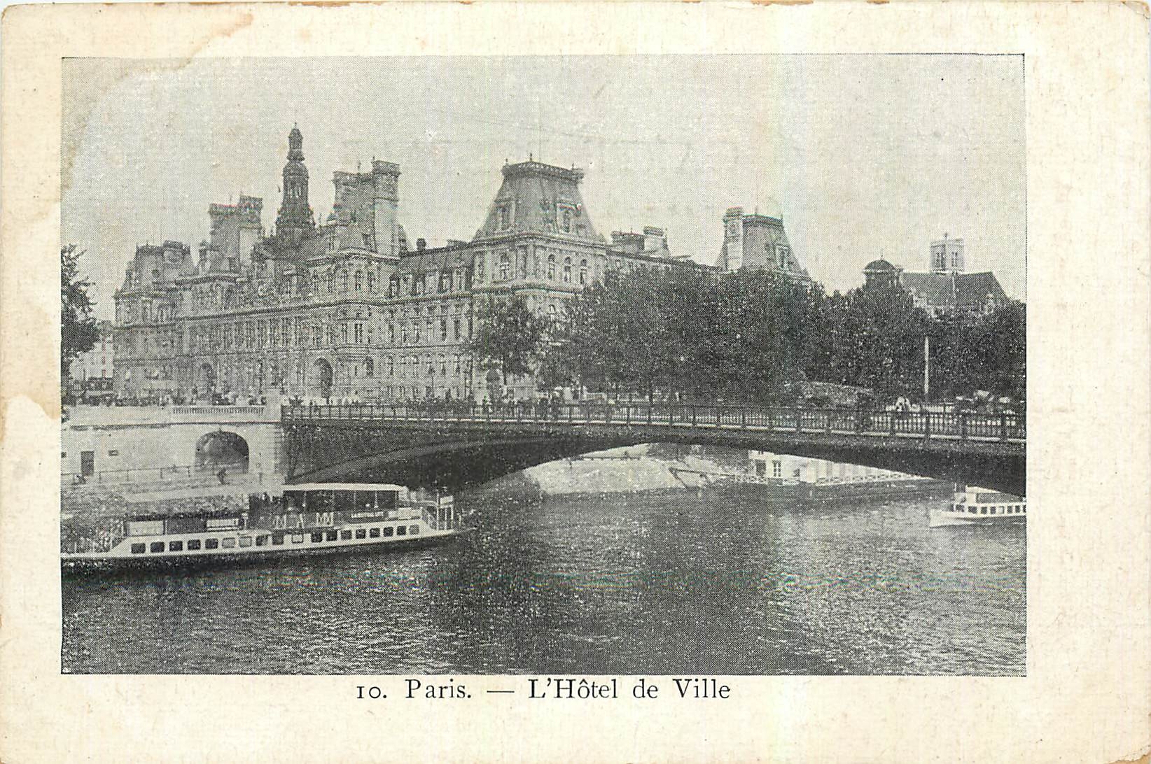 CPA Paris l'Hotel de Ville 