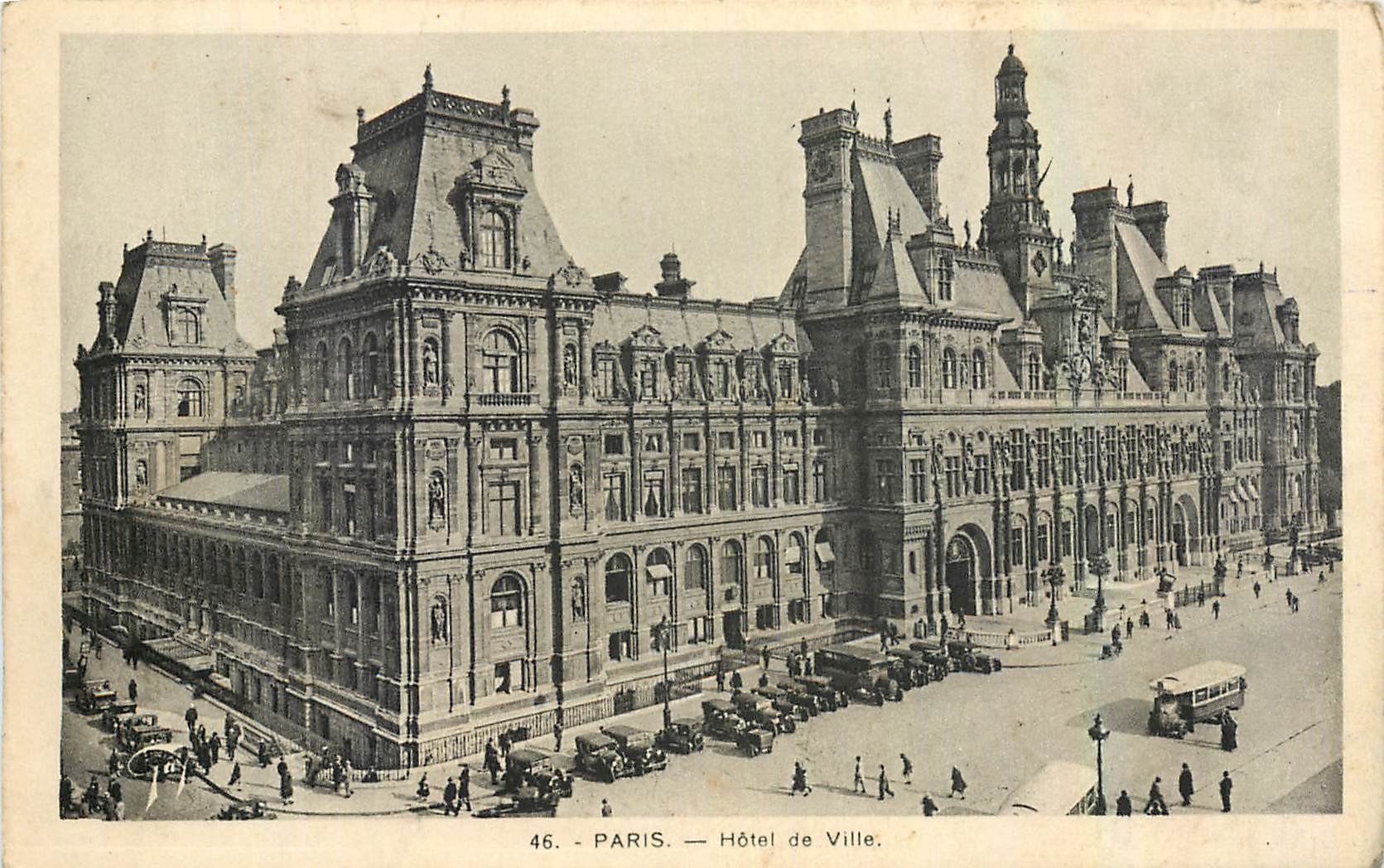 CPA Paris Hotel de Ville 