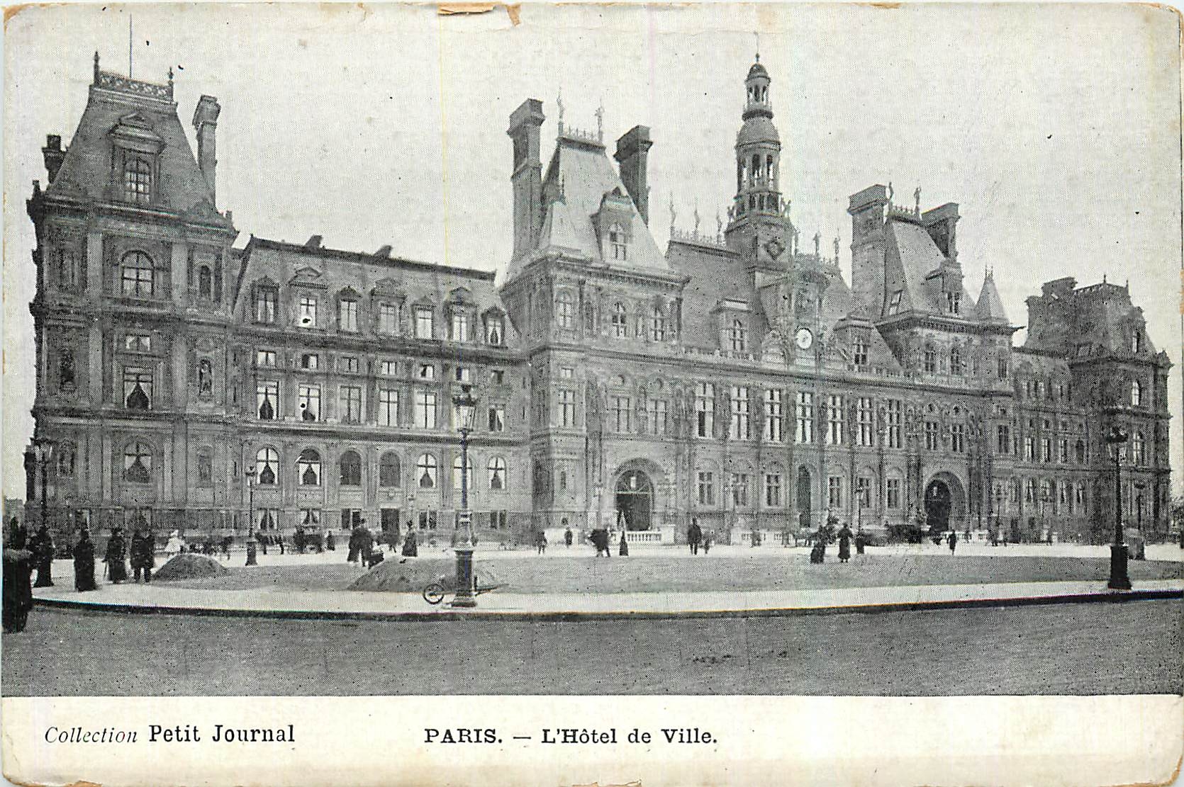 CPA Collection Petit Journal Paris L'Hotel de Ville