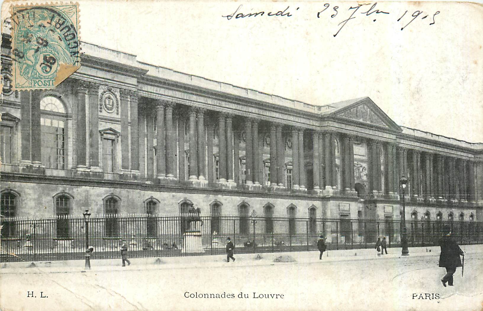 CPA Colonnades du Louvre Paris
