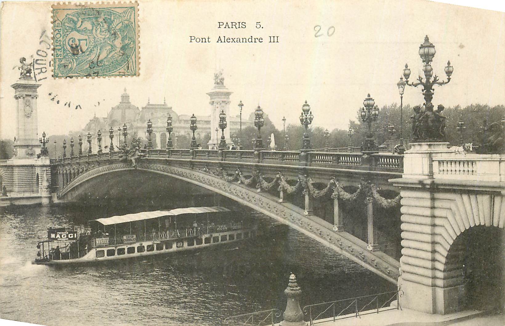 CPA Paris Pont Alexandre III 