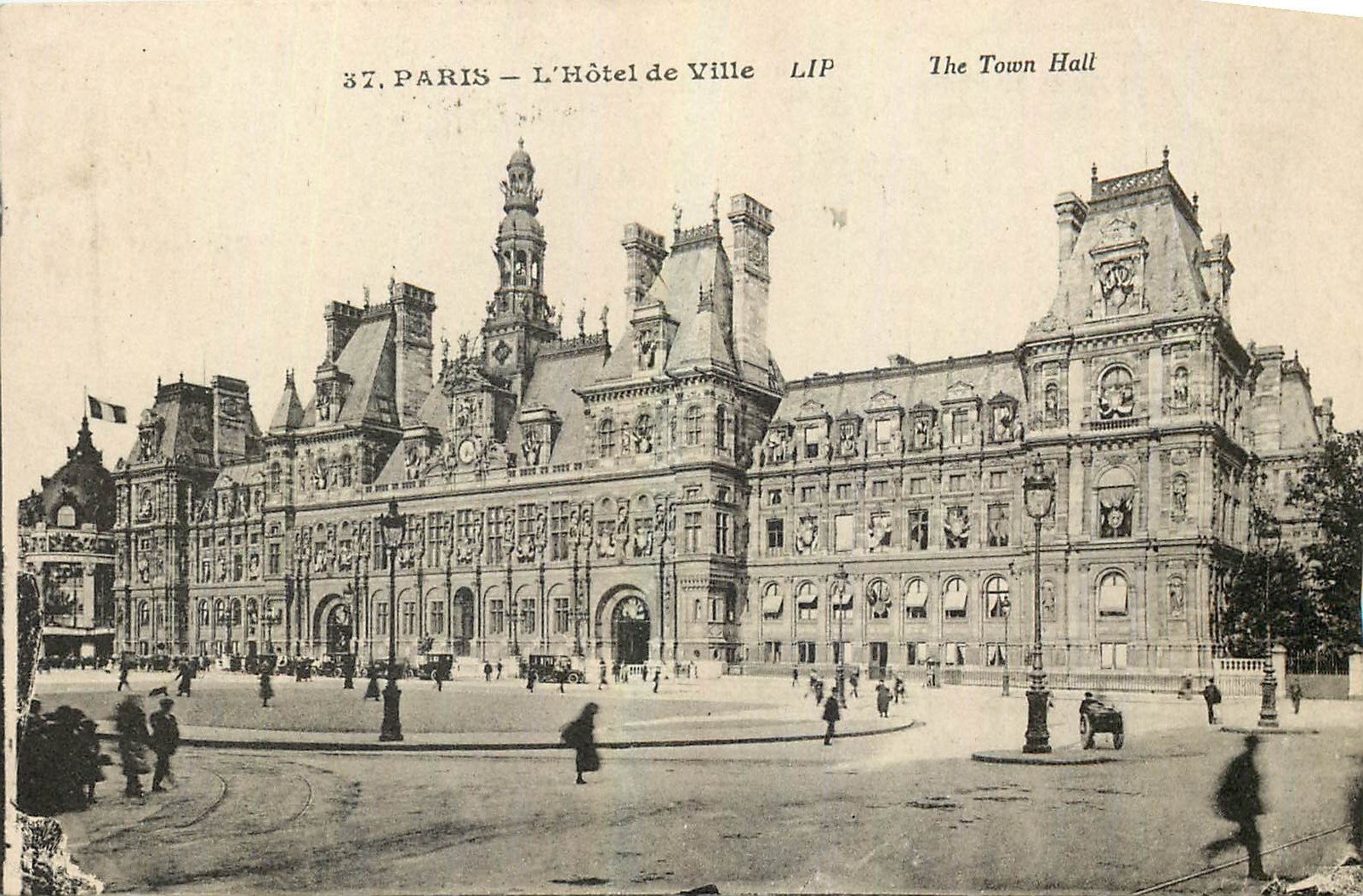 CPA Paris L'Hotel de Ville