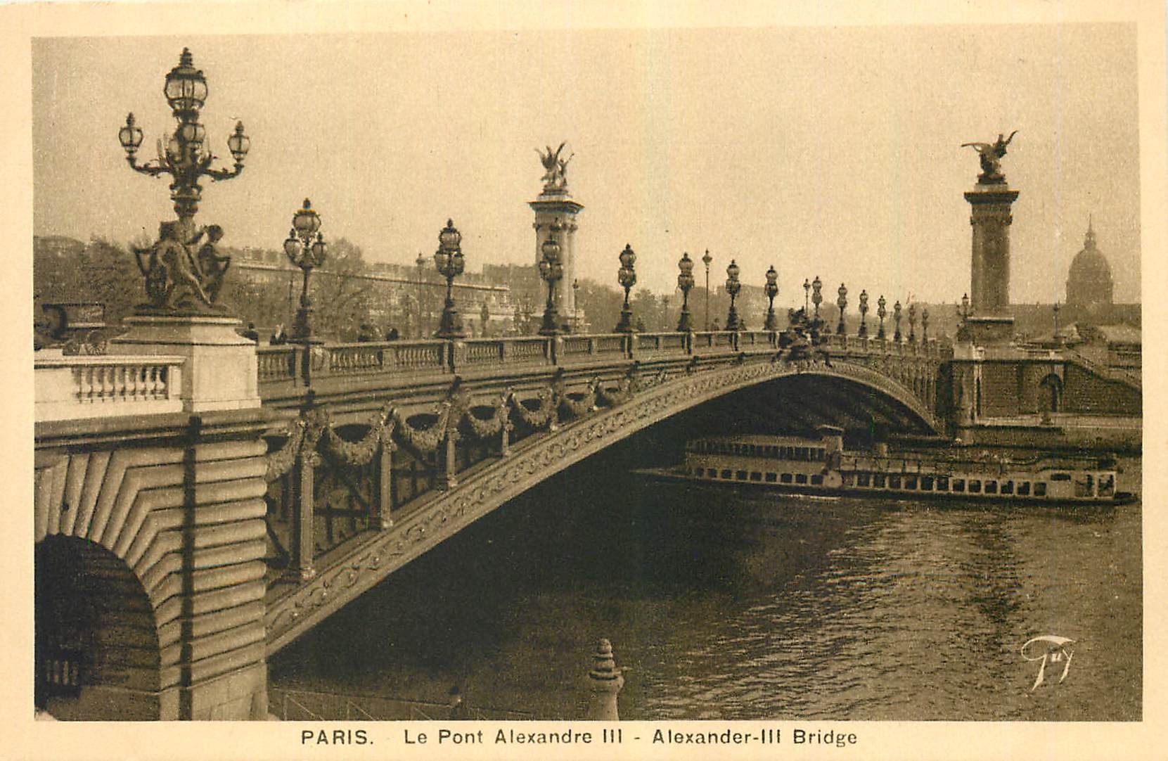 CPA Paris Le Pont Alexandre III 