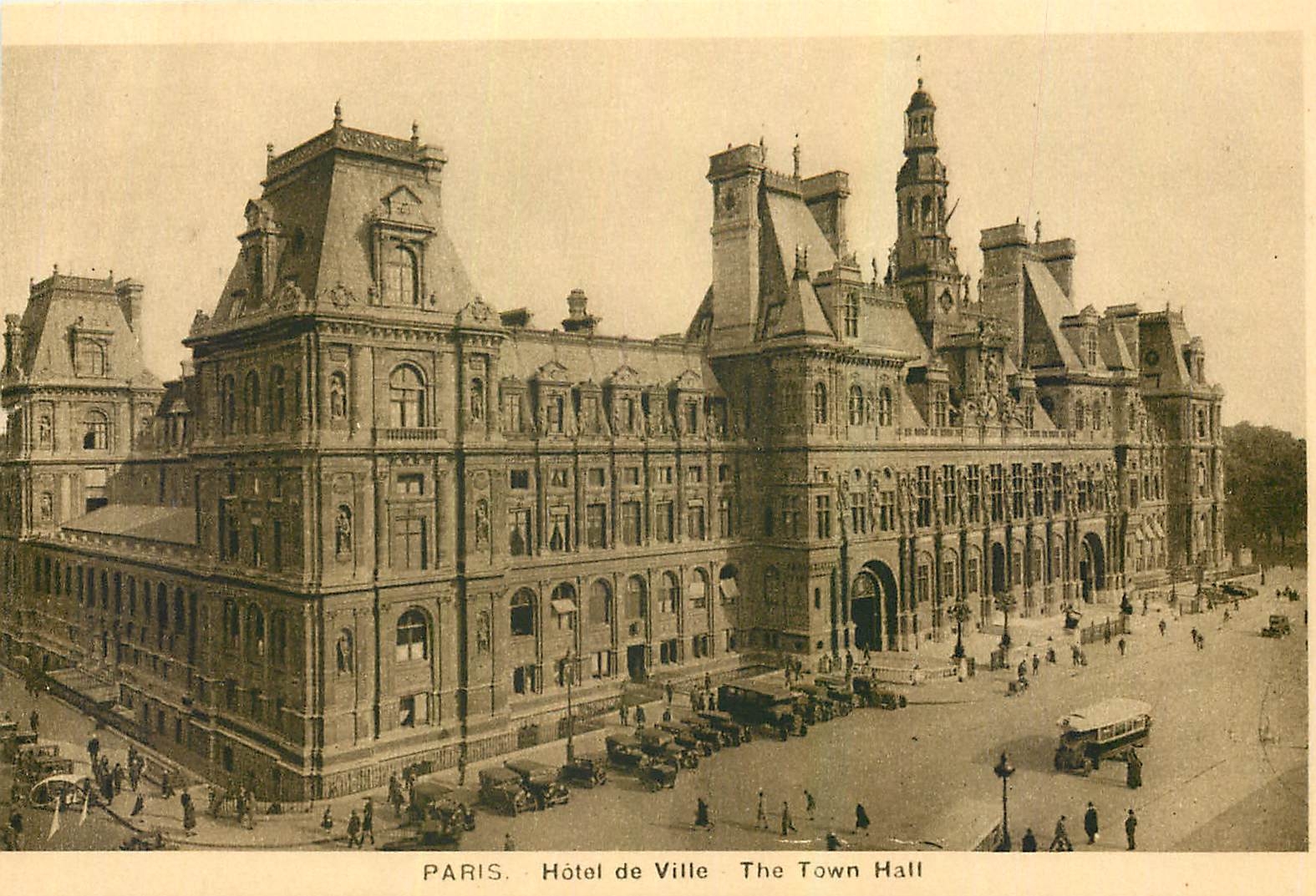 CPA Paris Hotel de Ville