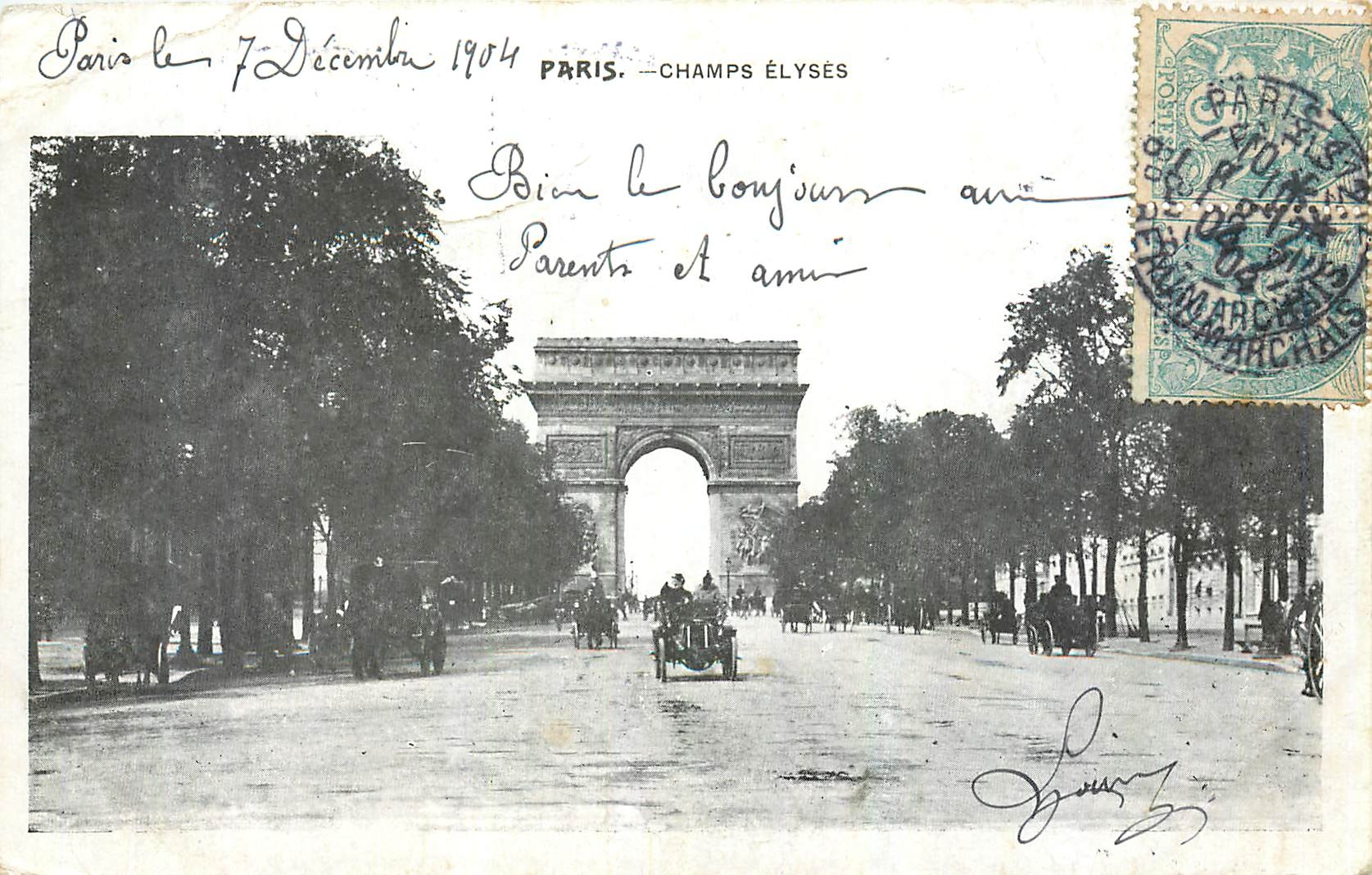CPA Paris Champs Elysees