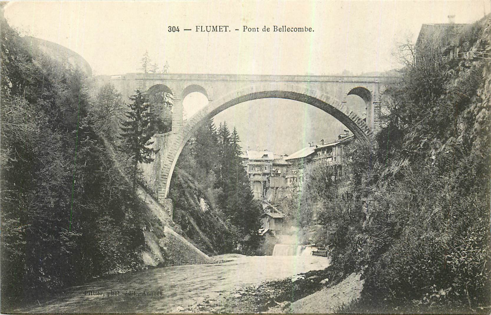 CPA Flumet Pont de Bellecombe 