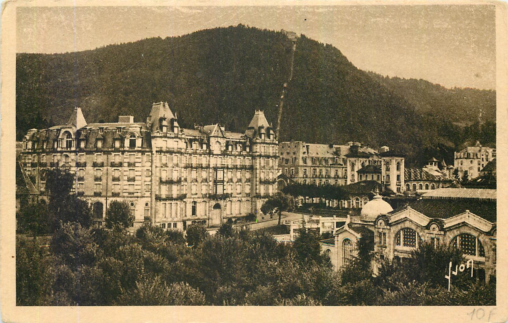 CPA La Bourboule Puy de Dome Les hotels et Charlannes 