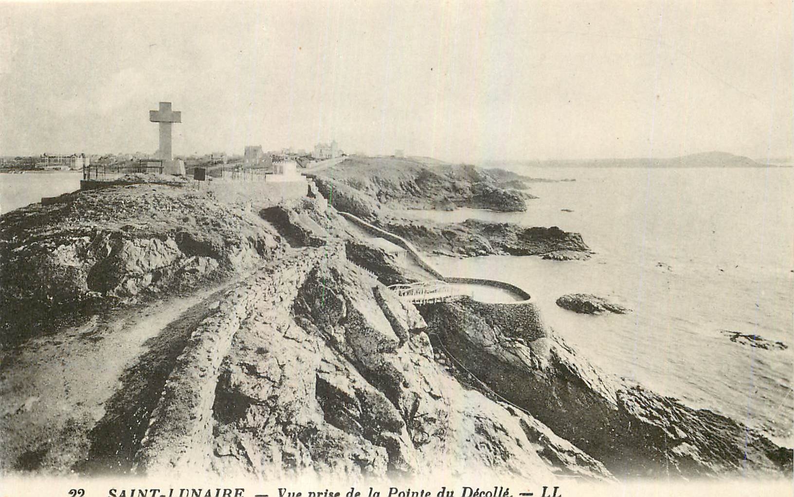 CPA Saint Lunaire Vue prise de la pointe du decolle