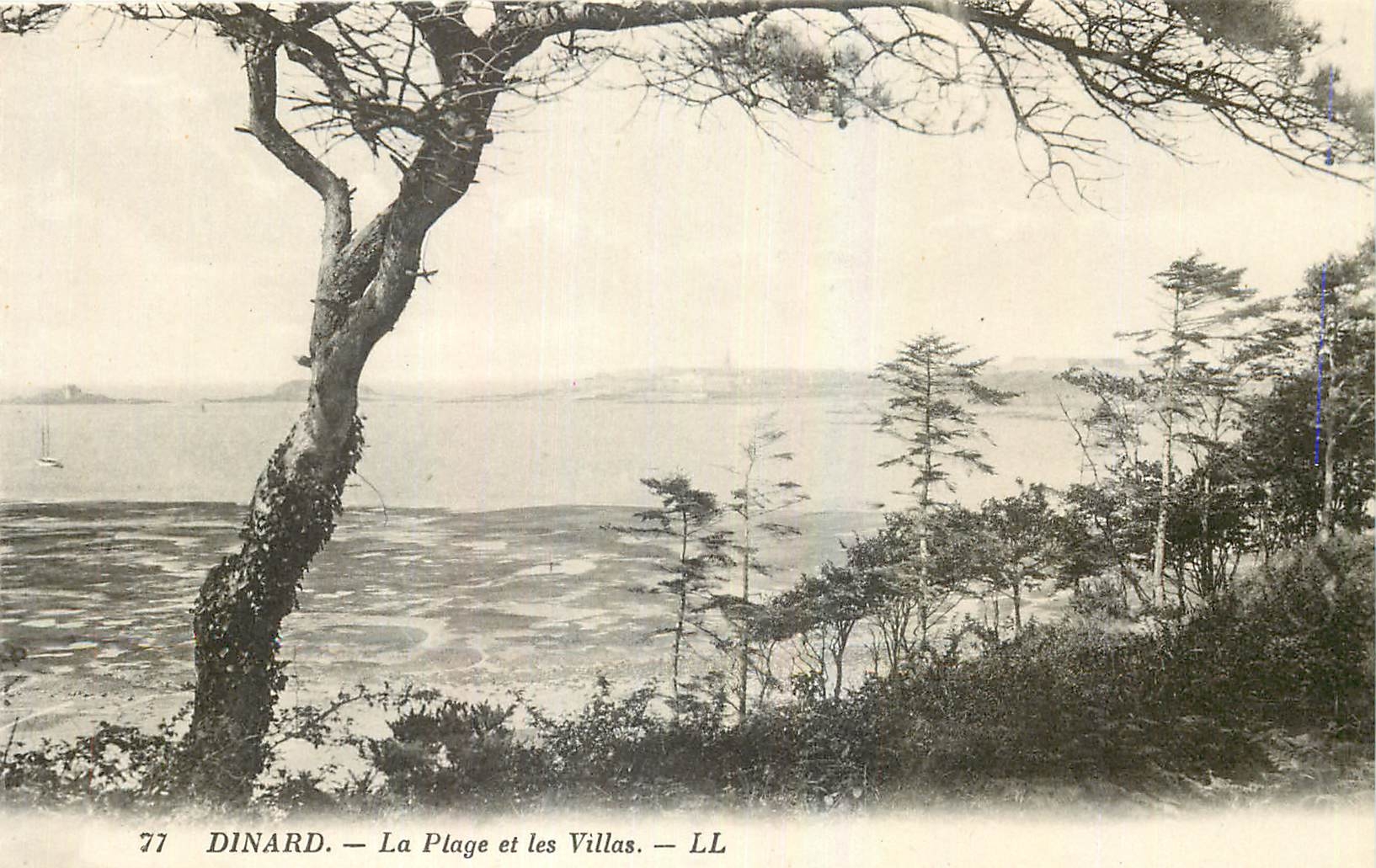 CPA Dinard La Plage et les Villas 