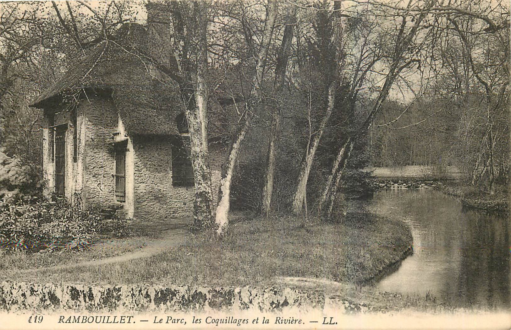 CPA Rambouillet Le Parc les Coquillages et la Riviere 