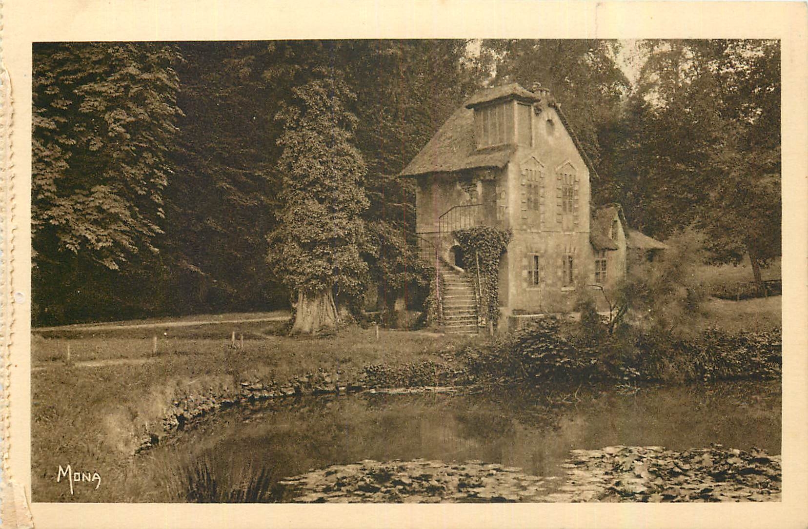 CPA Les Petits Tableaux de Versailles Hameau du Petit Trianon le moulin de la Reine
