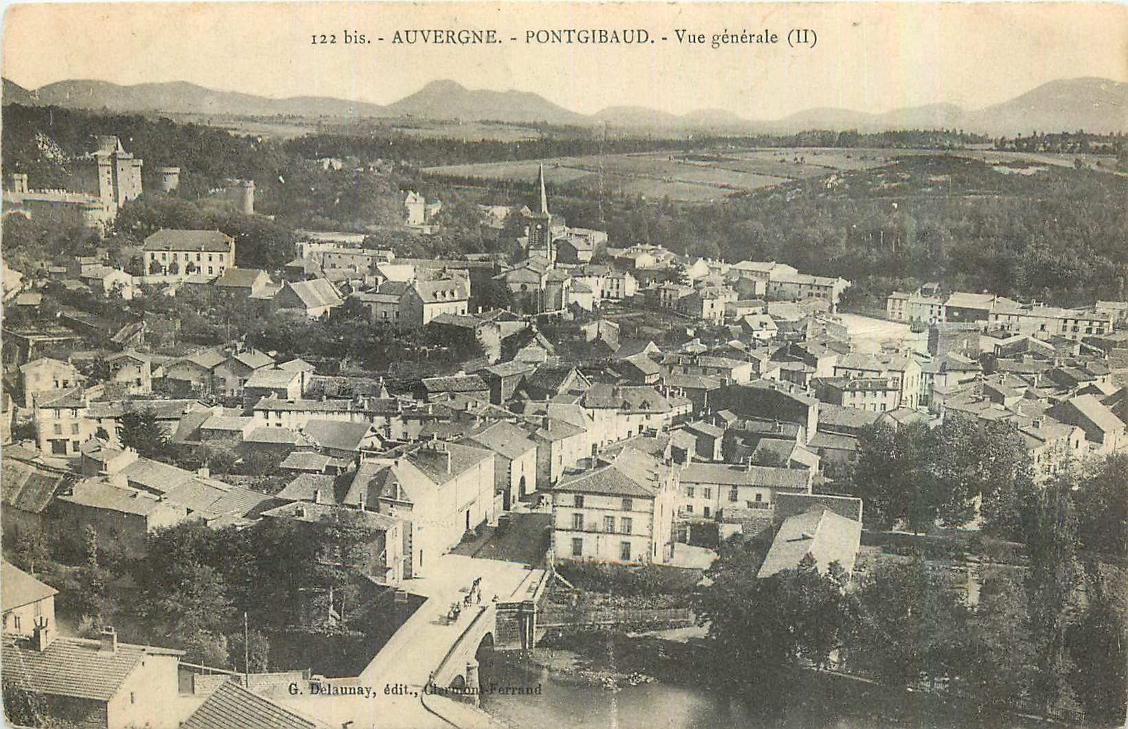 CPA Auvergne Pontgibaud Vue generale 