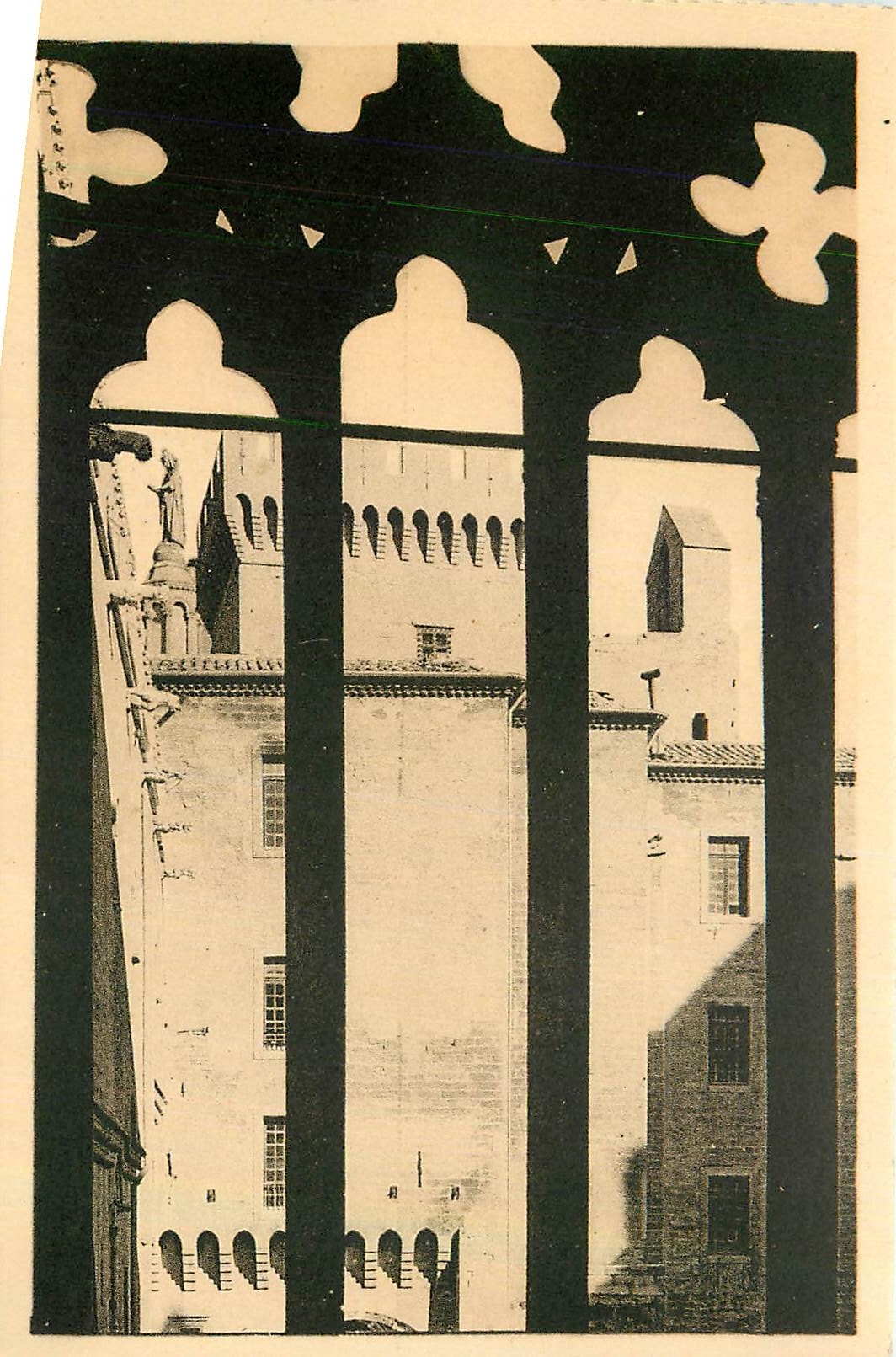 CPA Avignon Palais des Papes La Fenetre de l'Indulgence 