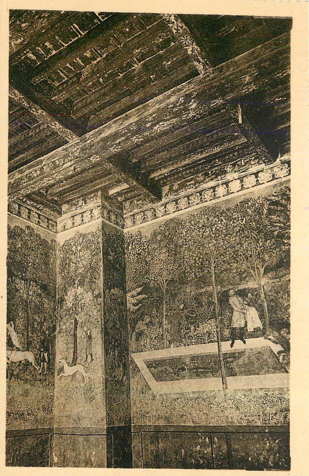 CPA Avignon Palais des Papes Tour de la Garde Robe Les Fresques 