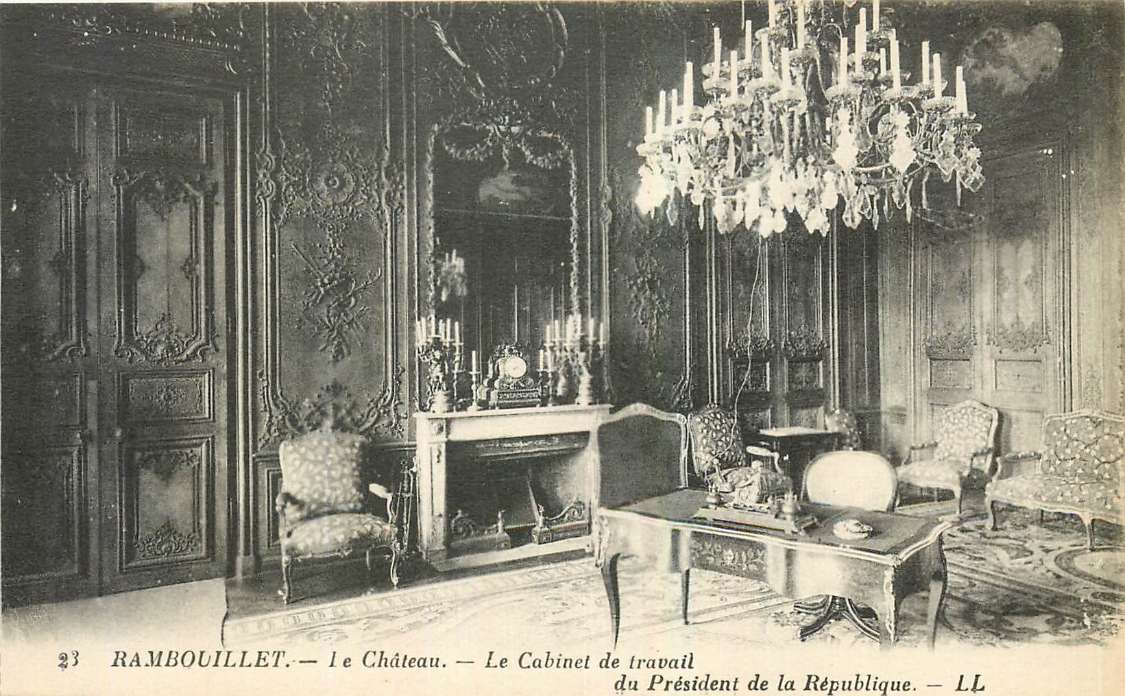 CPA Rambouillet Le Chateau Le Cabinet de travail du President de la Republique 
