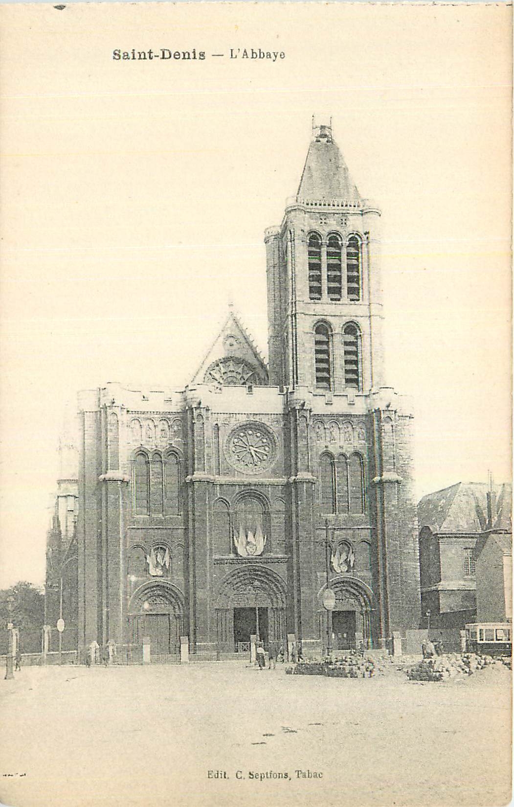 CPA Saint Denis L'Abbaye 