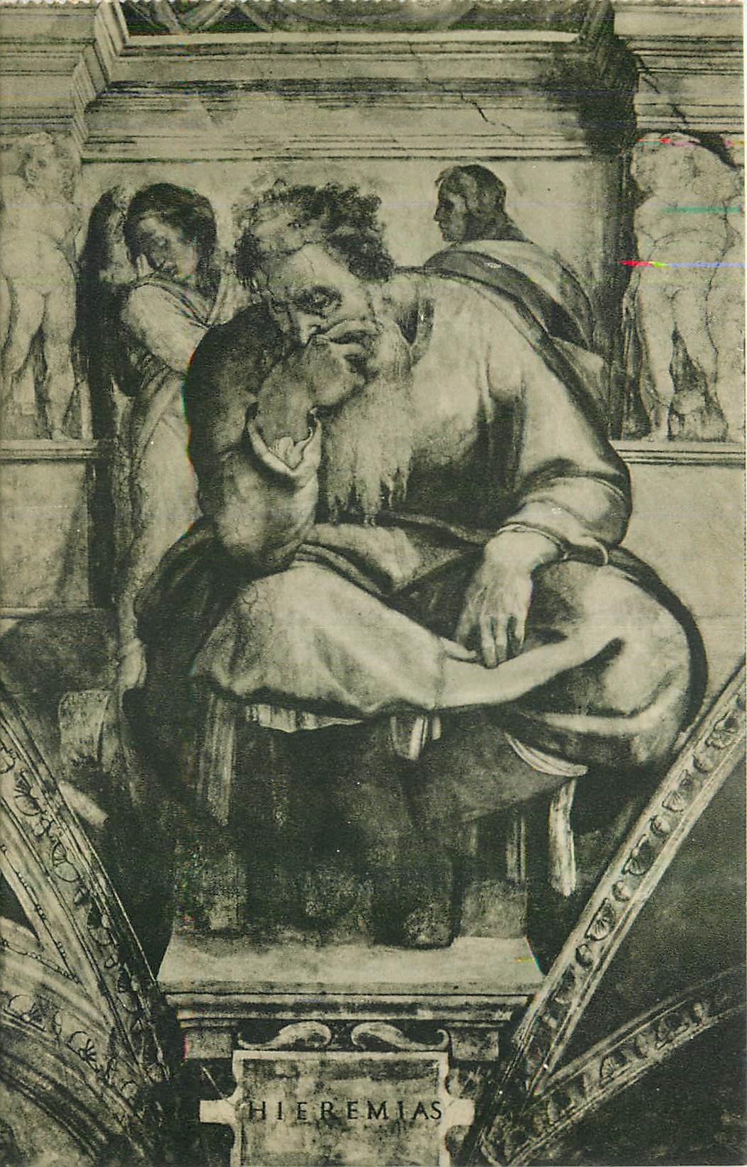 CPA Citta del Vaticano Cappelle Sistina Michelangelo Le Prophete Jeremie