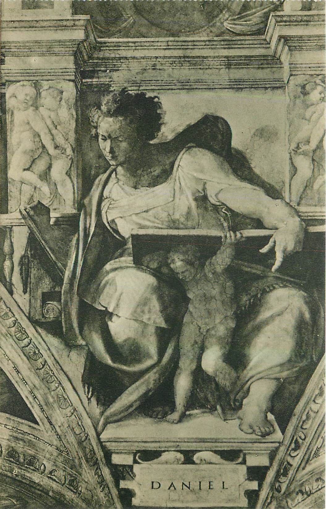 CPA Citta del Vaticano Cappelle Sistina Michelangelo Le Prophete Daniel