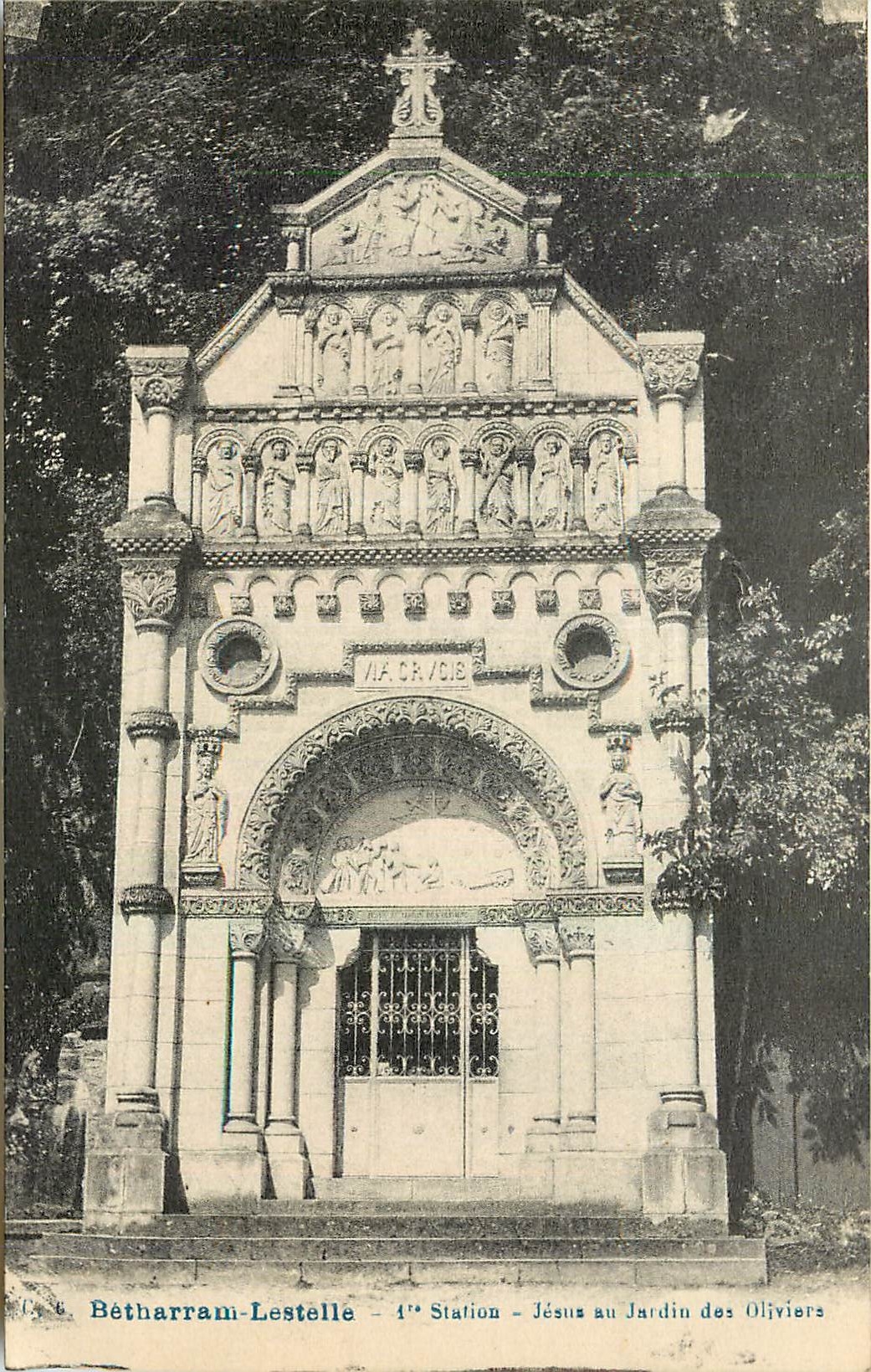 CPA Betharram Lestelle I Station Jesus au Jardin des Oliviers 