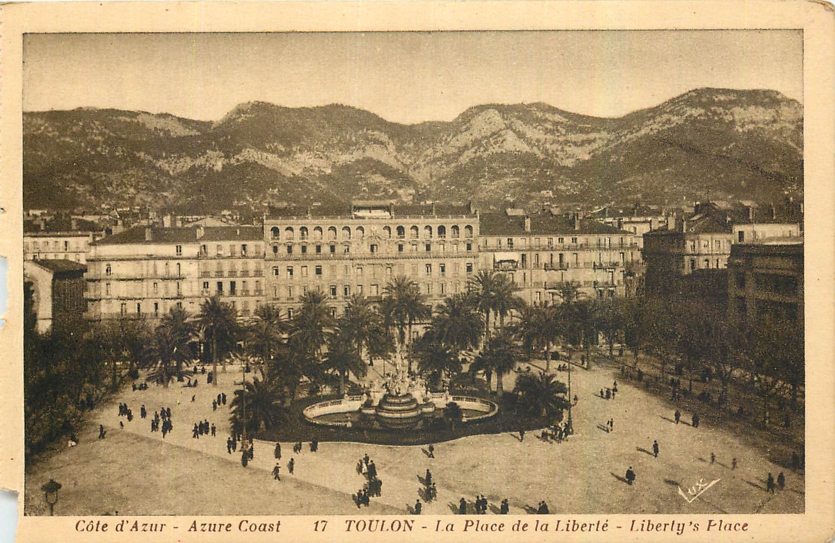 CPA Cote d'Azur Toulon La Place de la Liberte 