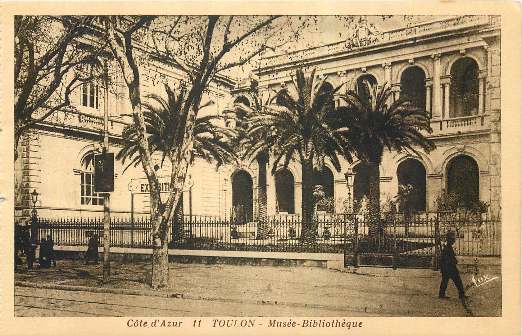 CPA Cote d'Azur Toulon Musee Bibliotheque 