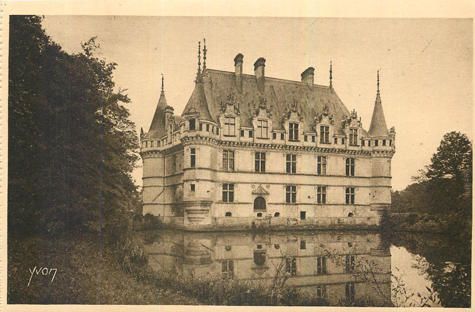 CPA La Douce France Chateaux de la Loire Chateau d'Azay le Rideau 
