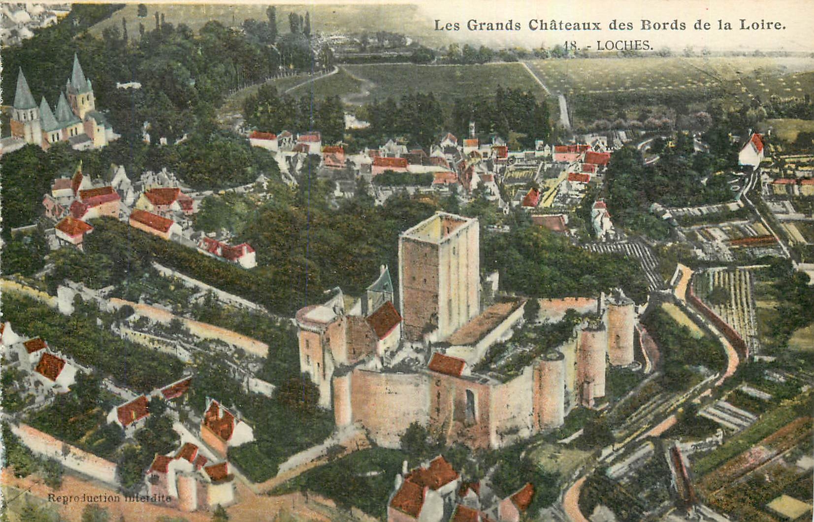 CPA Les Grands Chateaux des Bords de la Loire Loches