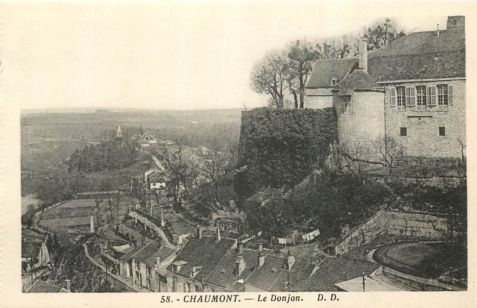 CPA Chaumont le Donjon 