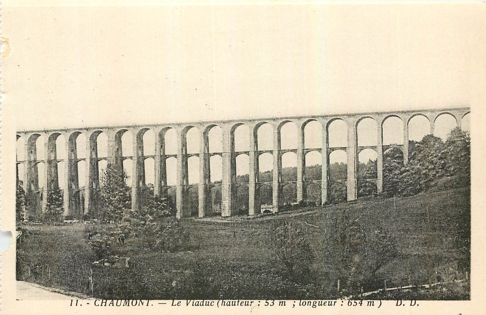 CPA Chaumont Le Viaduc 