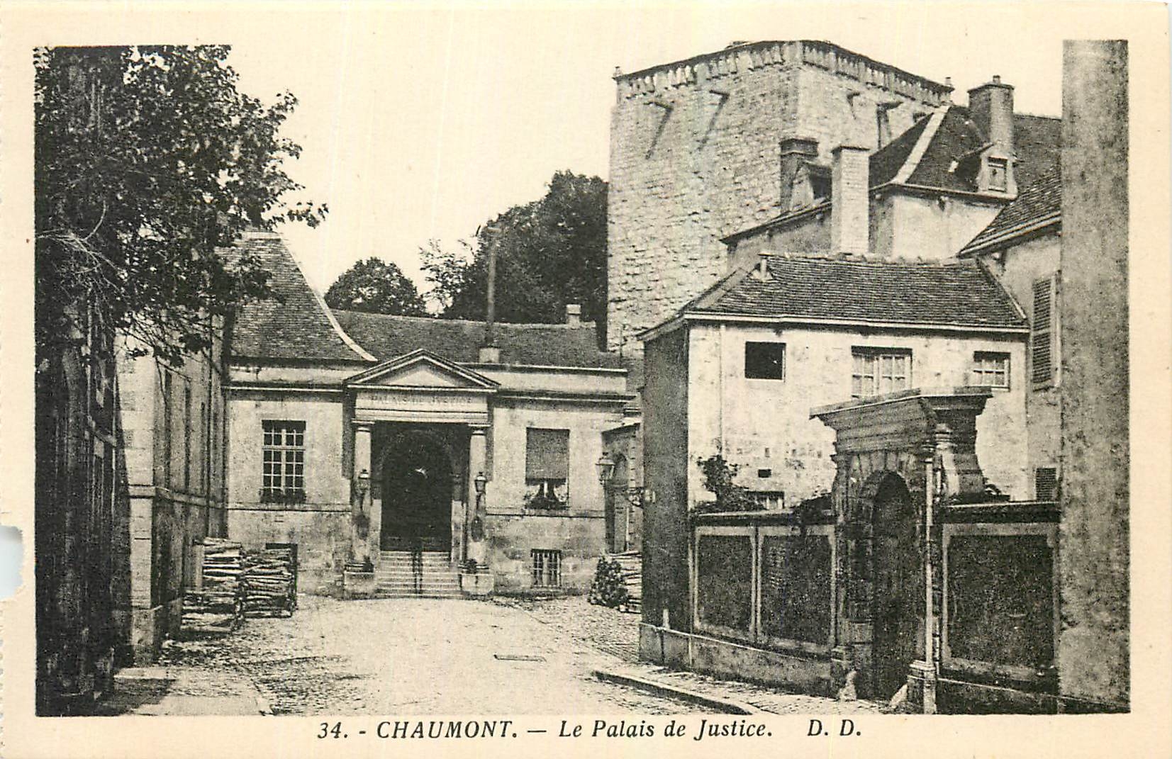 CPA Chaumont Le Palais de Justice 