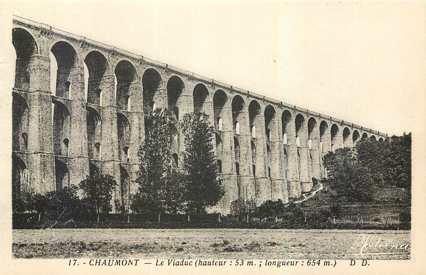 CPA Chaumont Le Viaduc 