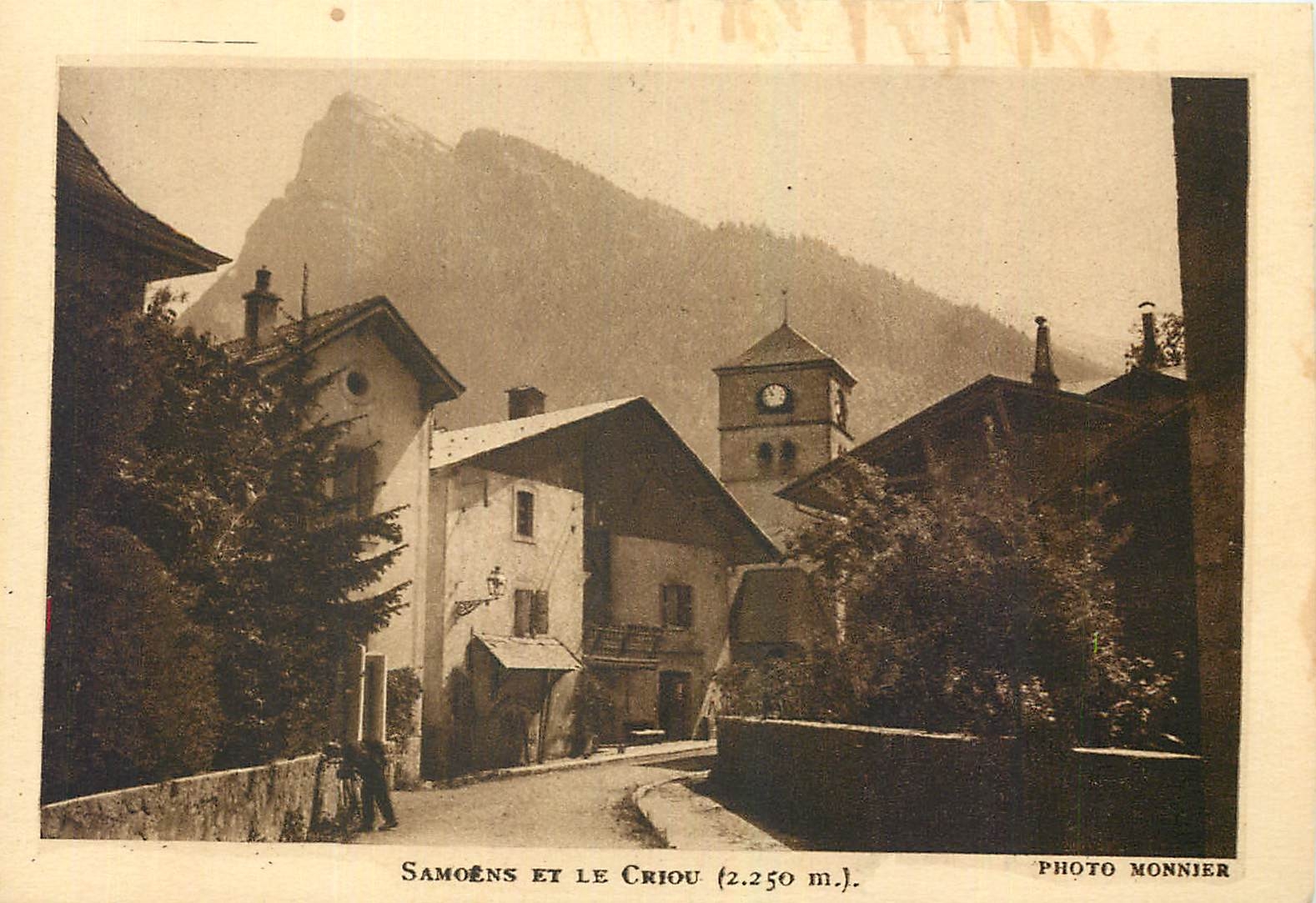 CPA Samoens et le Criou 