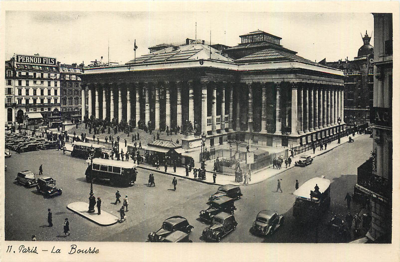 CPA Paris La Bourse Pernod Fils