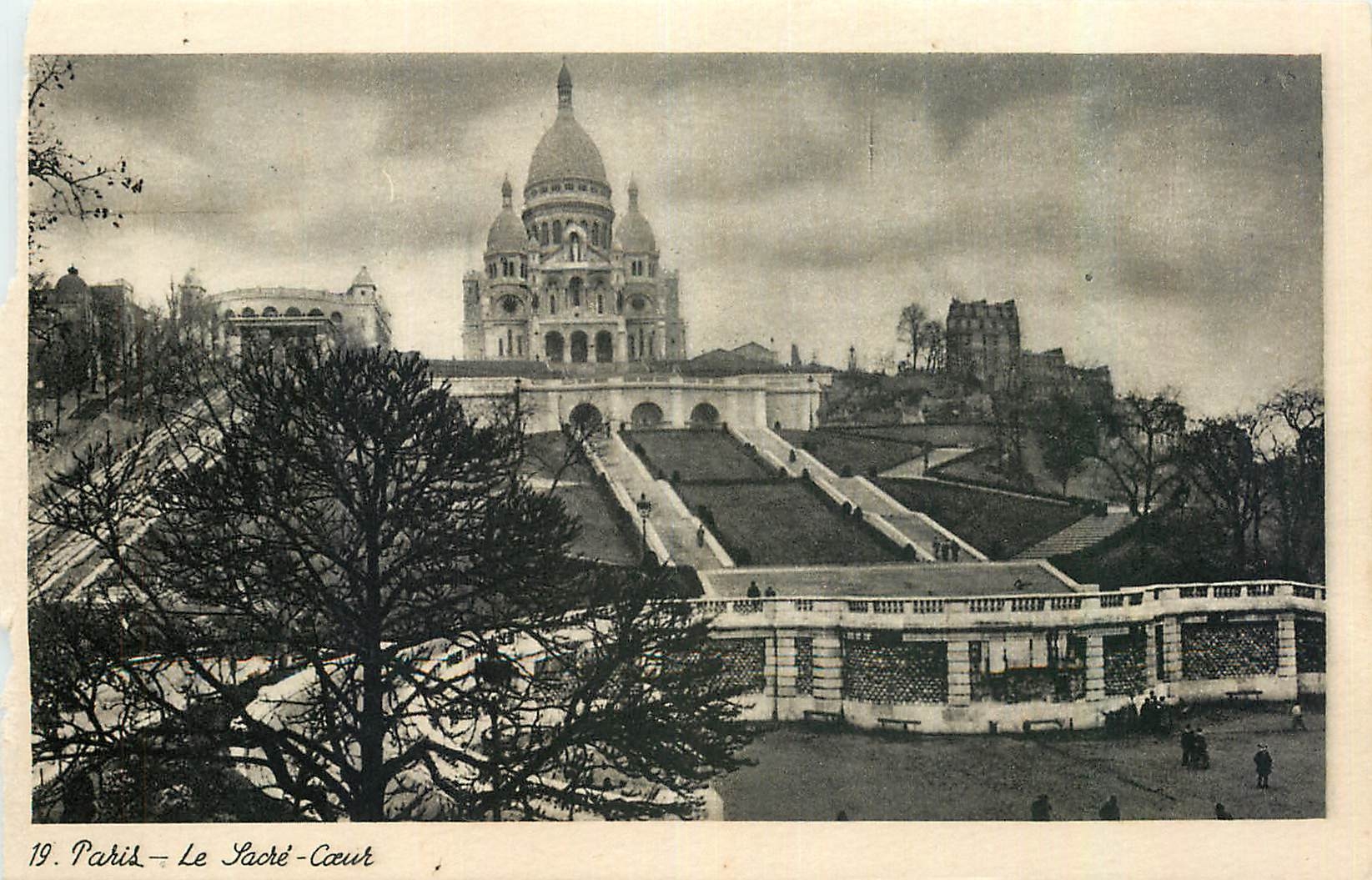 CPA Paris le Sacre Coeur 