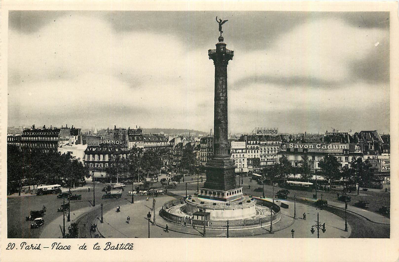 CPA Paris Place de la Bastille 