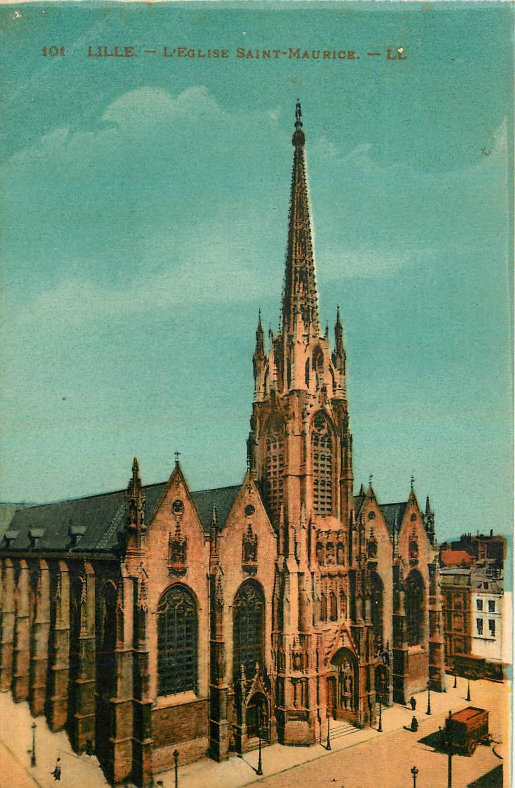 CPA Lille L'Eglise Saint Maurice 