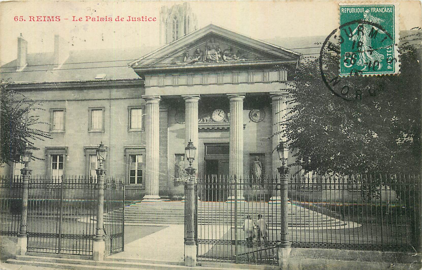 CPA Reims Le Plais de justice 