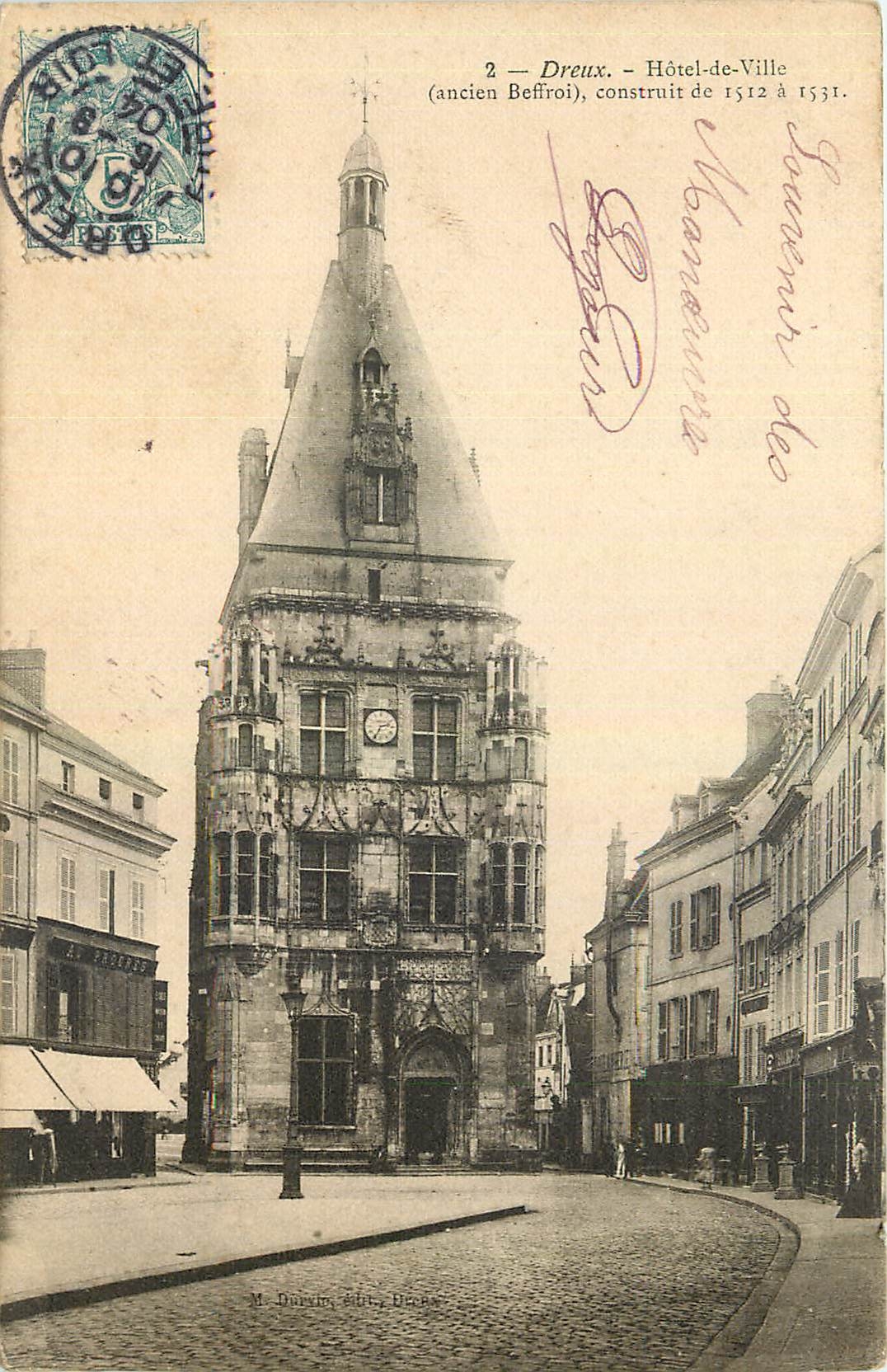 CPA Dreux Hotel de Ville 