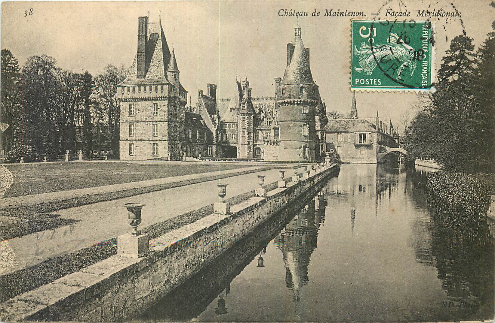 CPA Chateau de Maintenon Facade